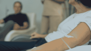 Patient receiving IV vitamin therapy at Ascend Wellness Centers