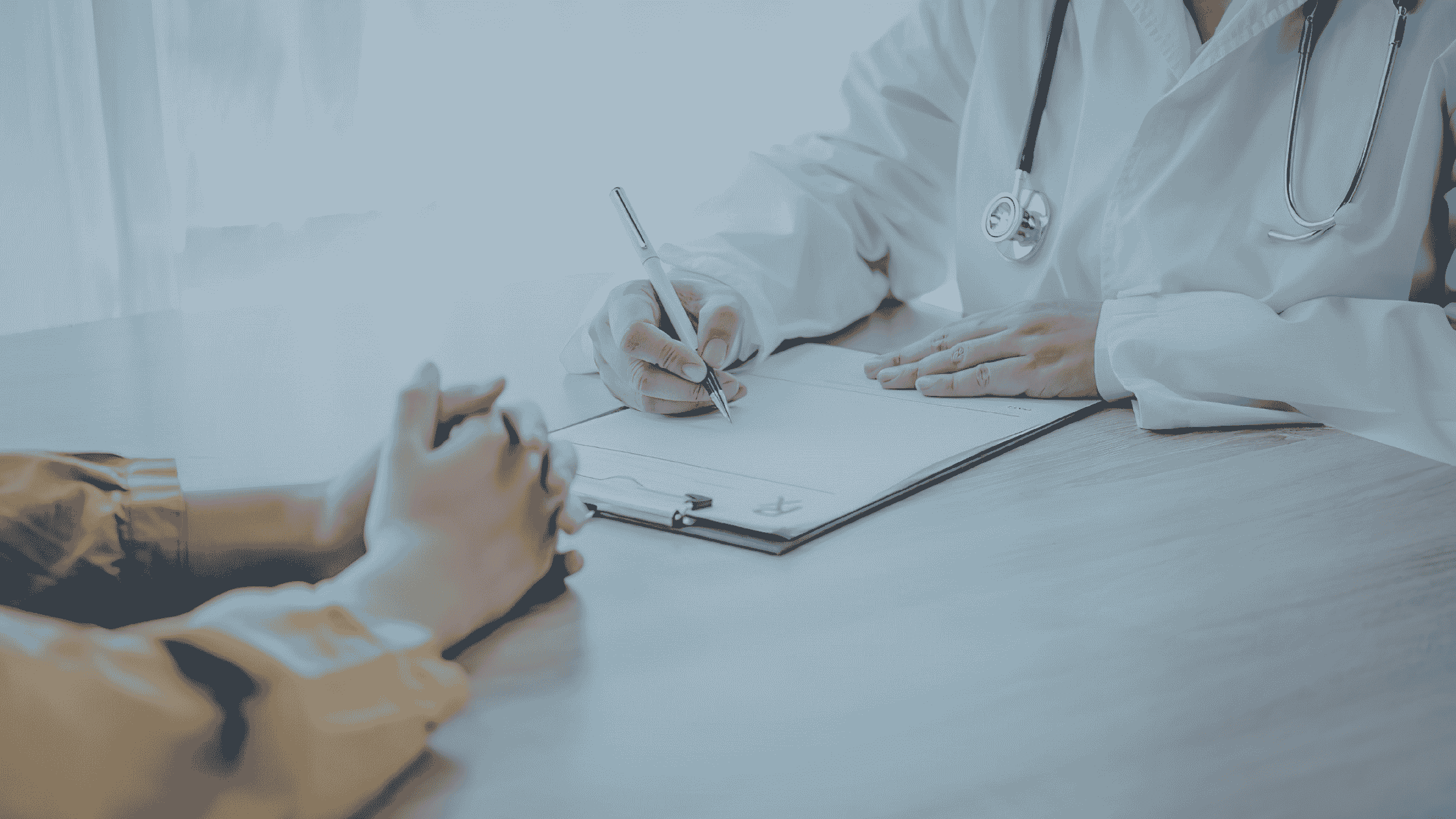 Patient discussing Spravato treatment eligibility with a healthcare provider