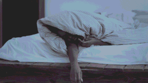 tired after sleeping